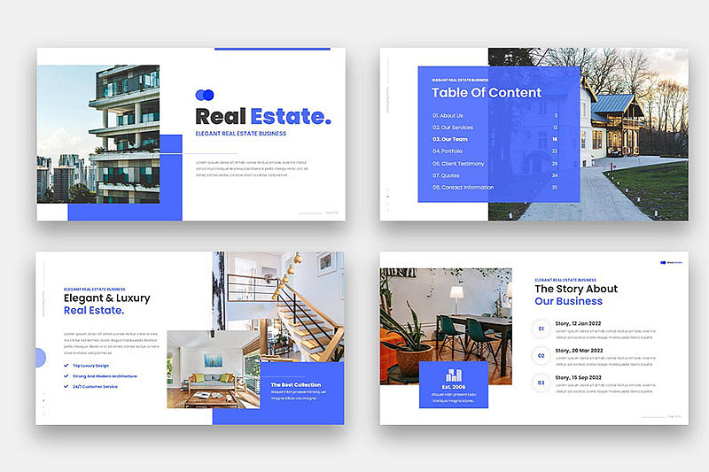 36页简约大气房地产项目介绍宣传PPT模板