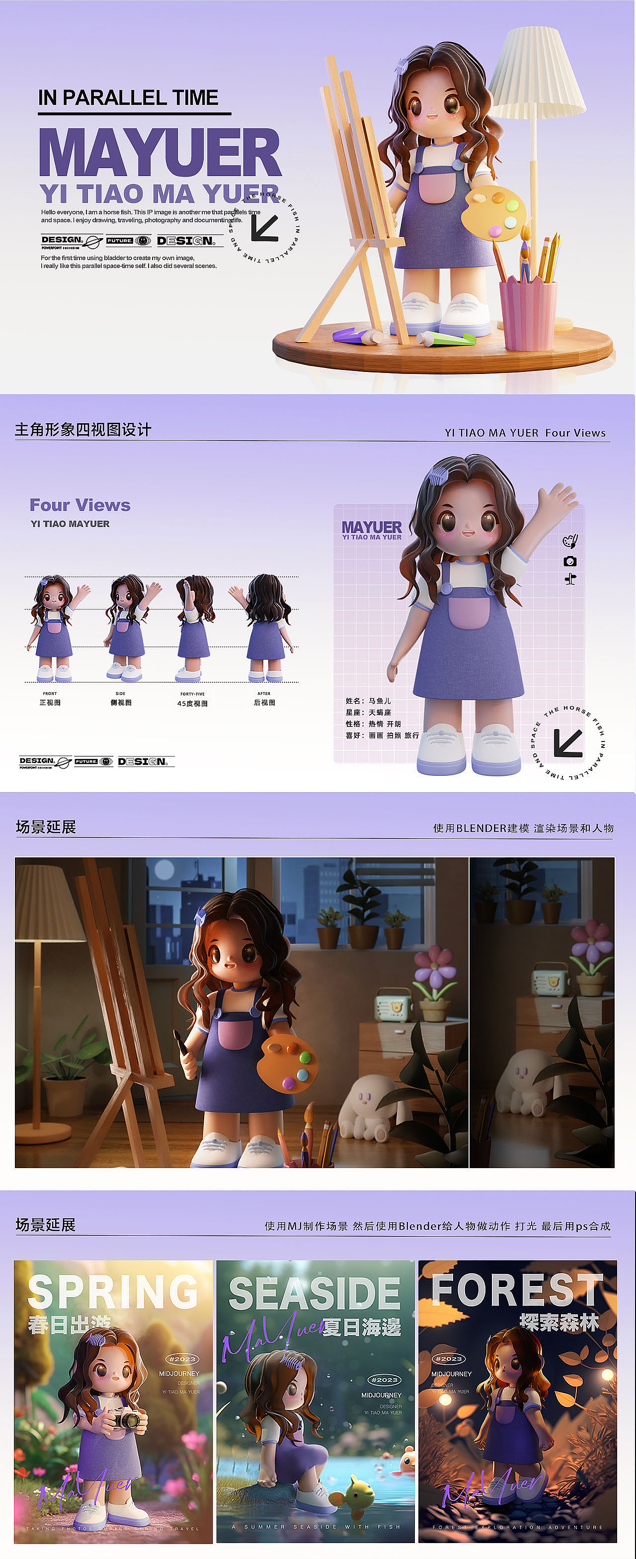 马鱼儿 2023年设计作品 年终总结