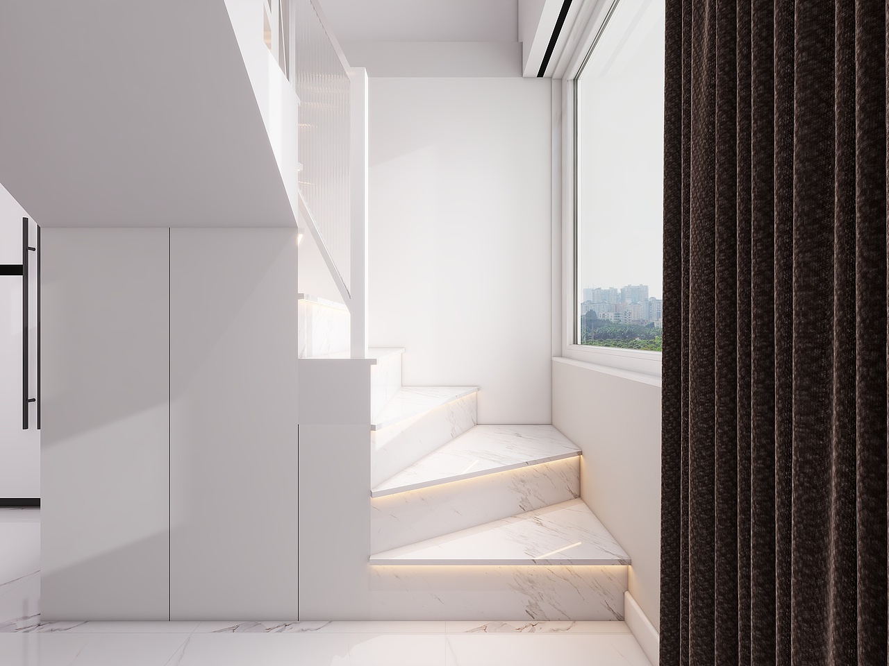 四川成都新鸿路119号院（150平方法式现代复式五居室）