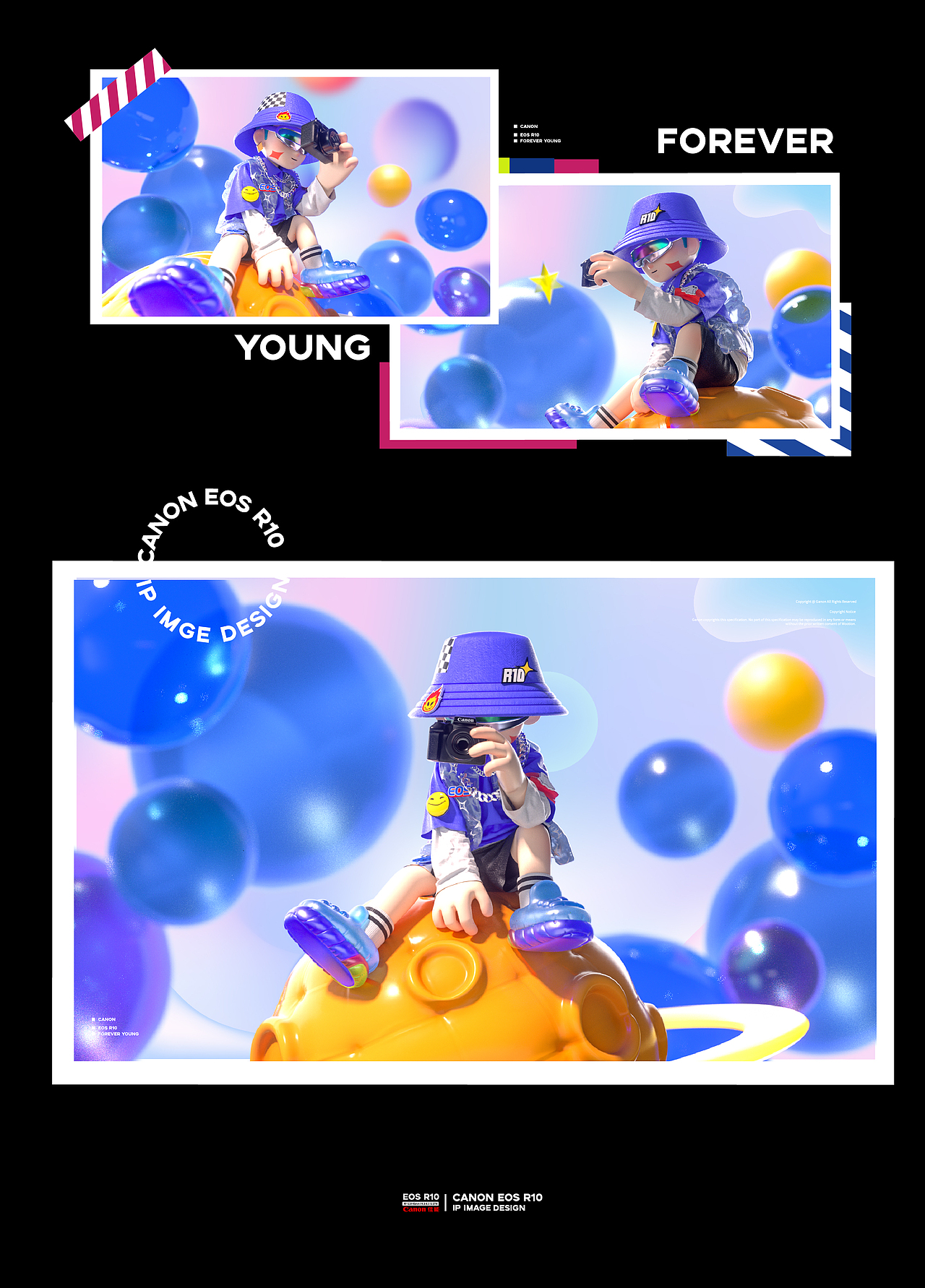 Canon佳能 x 站酷 |「青春专微」佳能青春IP形象设计（图ZMzA1Mjk3MTg0） - IP形象 - 站酷设计师G5M6_AveLeung原创素材 - 站酷ZCOOL