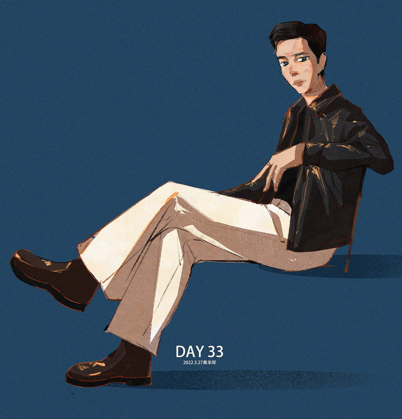 【人物隔日涂】26-50（图ZMjk5NzkwMTcy） - 创作习作 - 站酷设计师黑羊呀原创素材 - 站酷ZCOOL