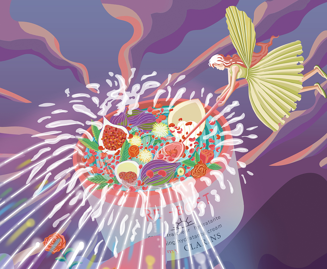 #my  CLARINS  寻找天然好时机#        浇灌美肌大地 