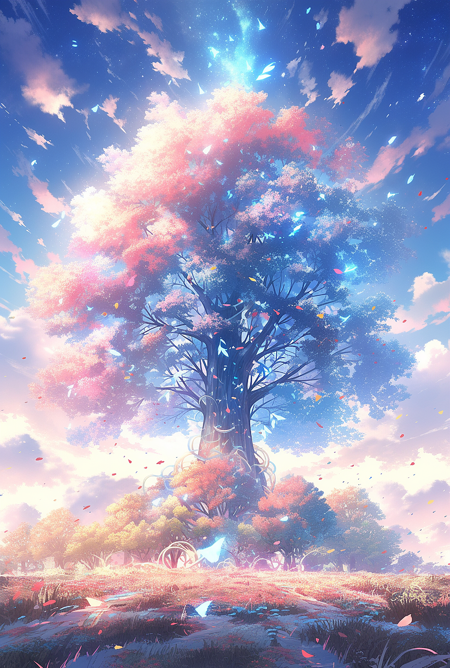 让花成花, 让树成树。