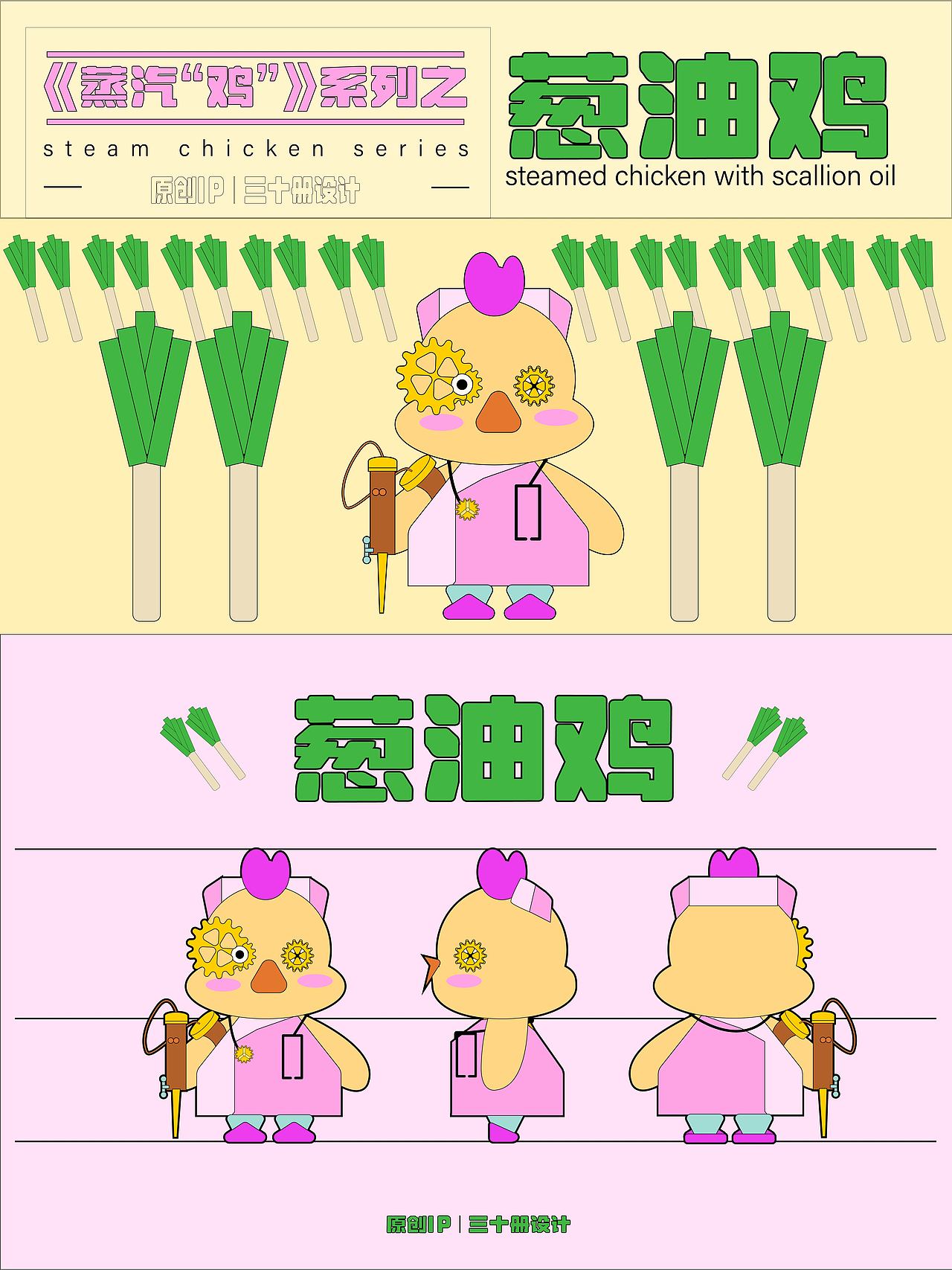 原創(chuàng)IP--蒸汽雞系列（圖ZMzQ1NzcxMDA4） - 藝術(shù)插畫 - 站酷設計師三十冊原創(chuàng)素材 - 站酷ZCOOL