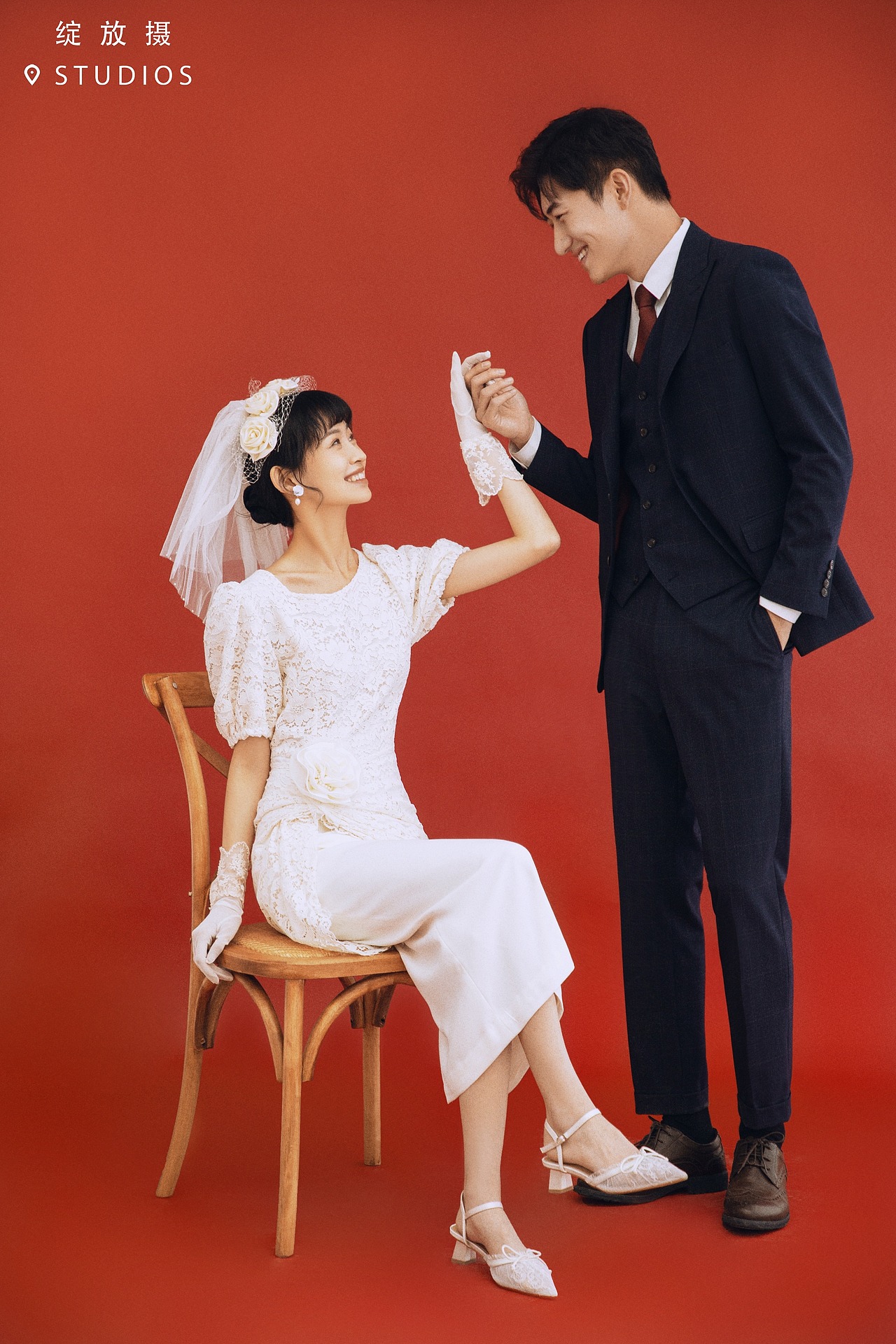 复古风太惊艳了吧!!妈妈同款年代迎宾照