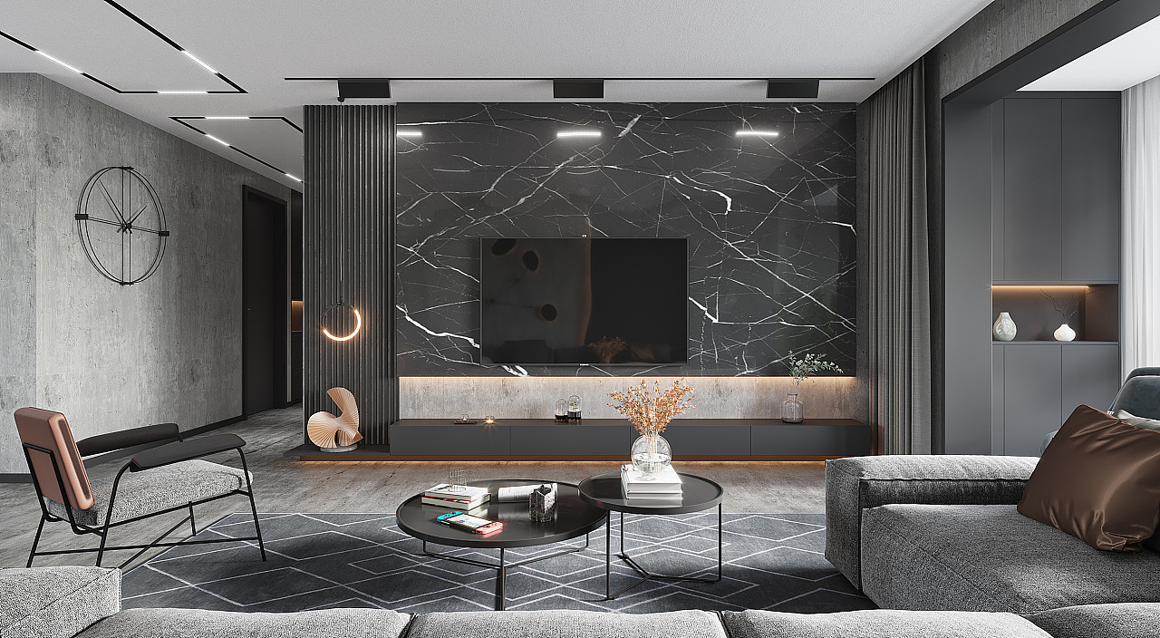 现代 暗黑系性冷淡风