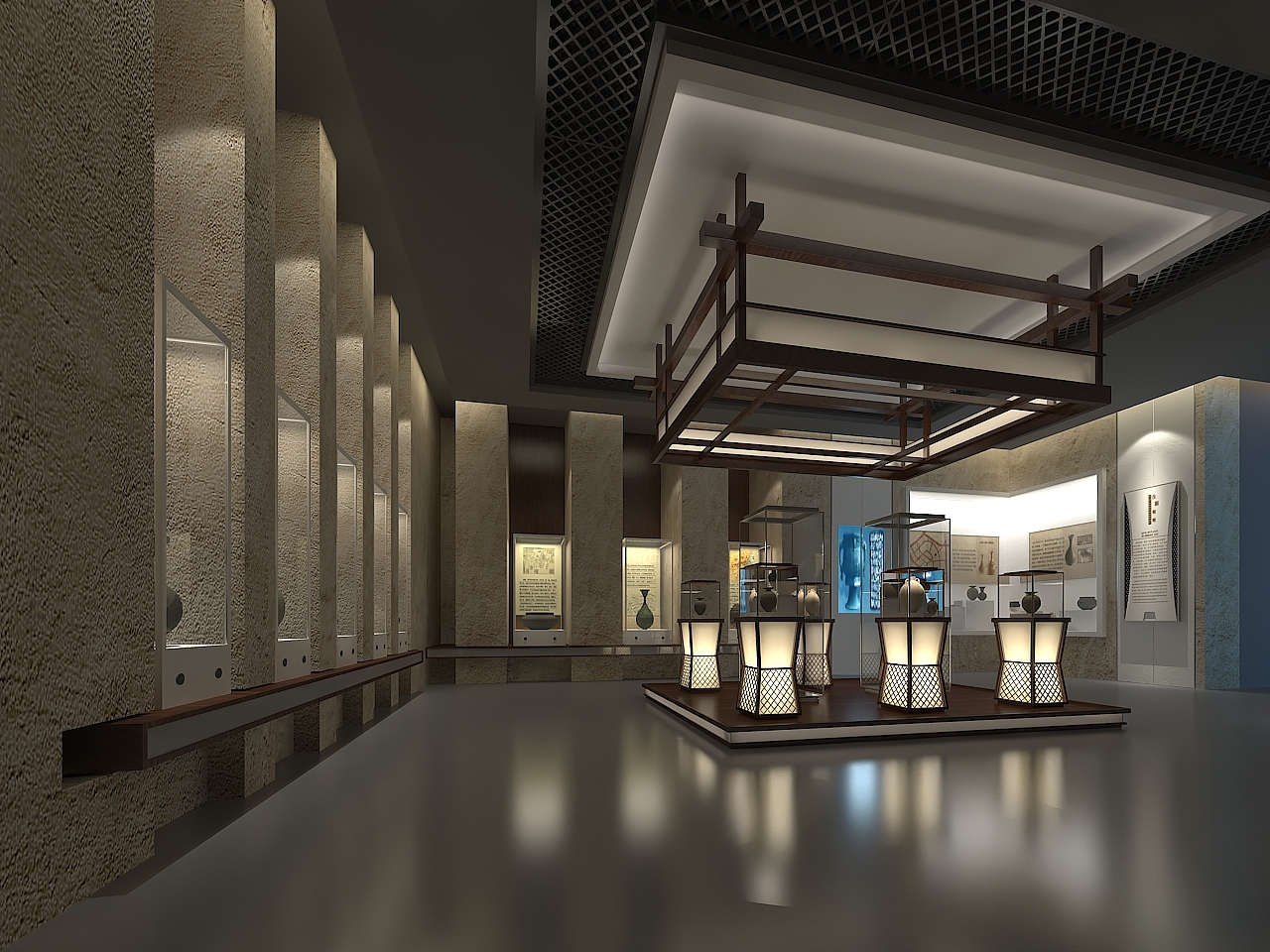 博物馆系列效果表现第二弹（图ZMzEzMDYwMDc2） - 其他空间 - 站酷设计师宸果传媒_阿西锅原创素材 - 站酷ZCOOL