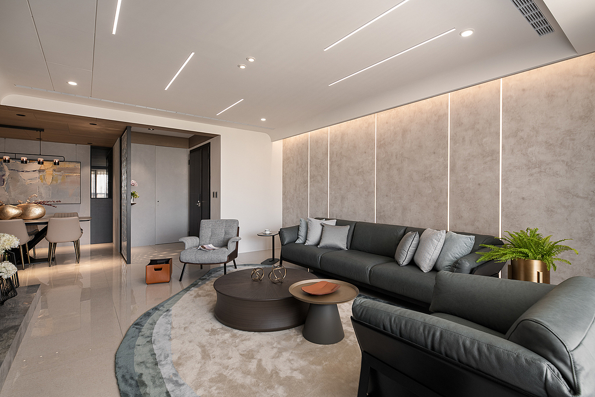 家装设计案例鉴赏——现代简约风度假感三居室