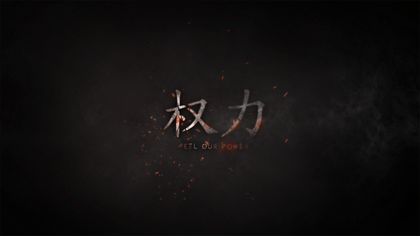 AE模板 | 简洁动态烟雾标志LOGO演绎电影预告片片头