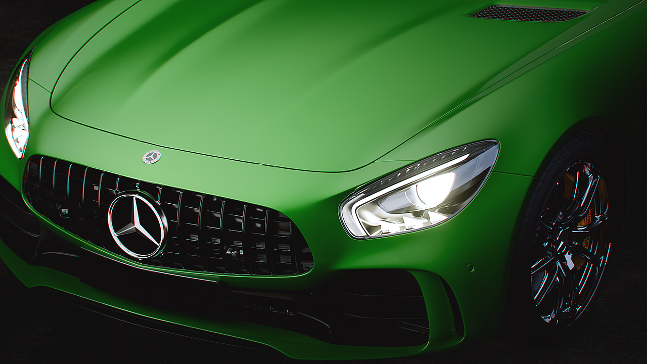 BENZ_AMG GTR_Redshift 渲染（圖ZMzM5MTAxMDQ4） - 機(jī)械/交通 - 站酷設(shè)計(jì)師iLocksi原創(chuàng)素材 - 站酷ZCOOL