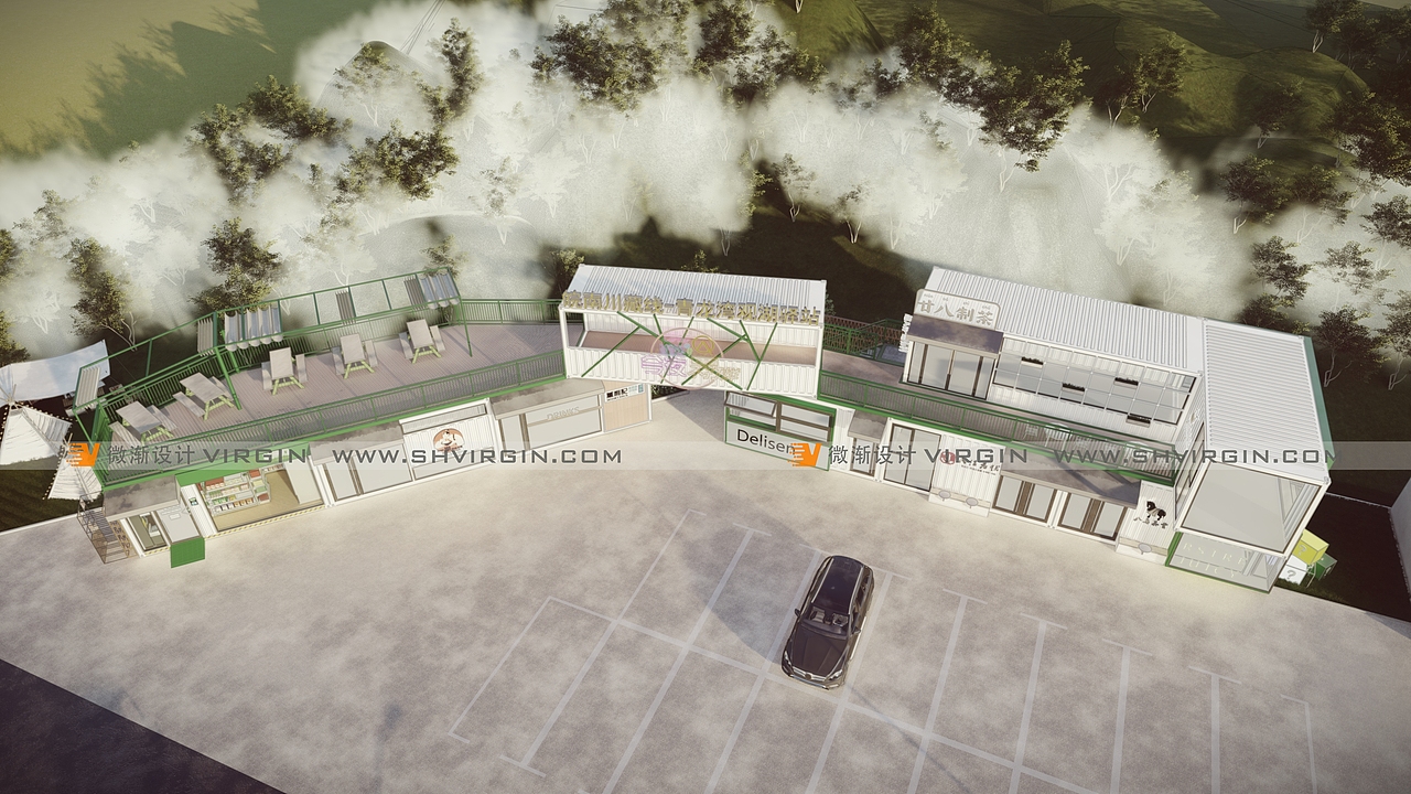 集装箱驿站|集装箱商业街|集装箱店铺|集装箱景区|定制