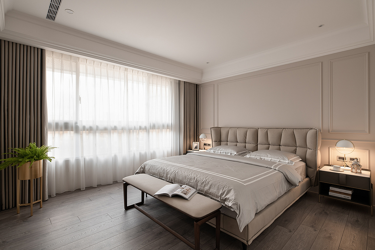 家装设计案例鉴赏——现代简约风度假感三居室