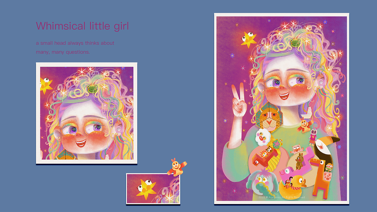 2022年插画小结（图ZMzAyMzAyMDY0） - 创作习作 - 站酷设计师Xu小牛原创素材 - 站酷ZCOOL