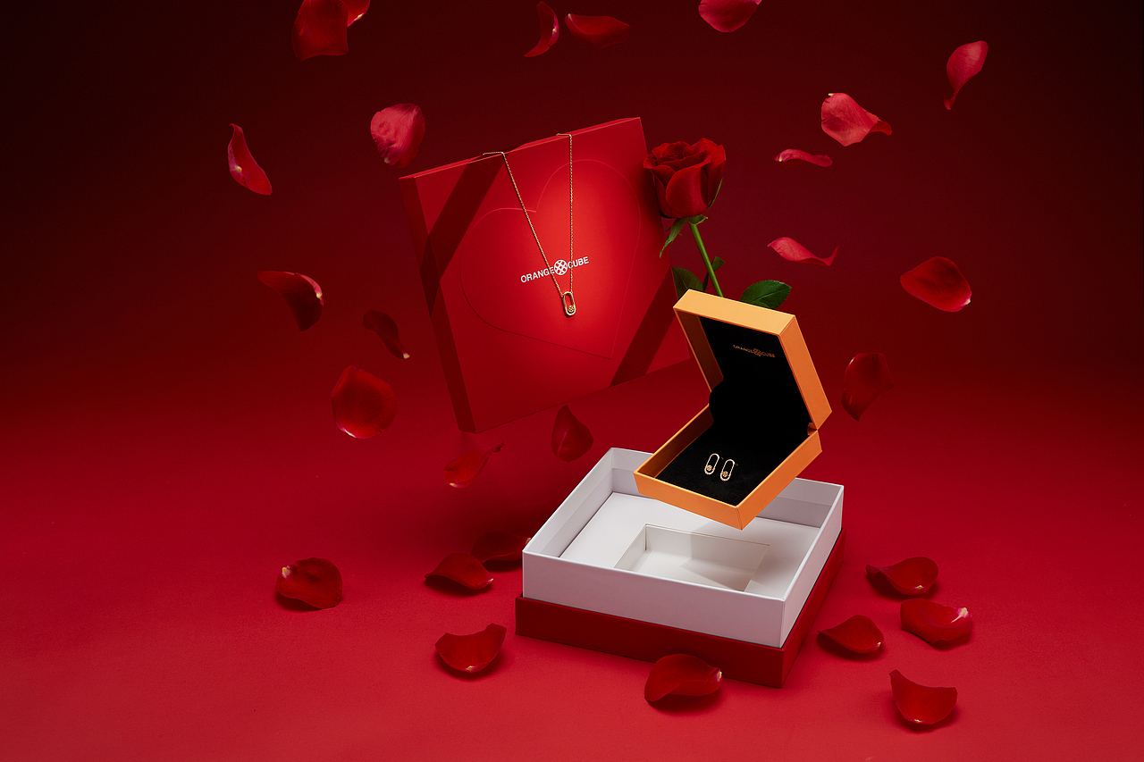 饰品礼盒创意拍摄