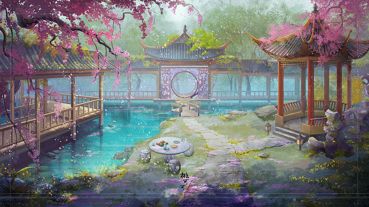 四季（图ZMzAzMDU3NzEy） - 商业插画 - 站酷设计师桃可可可可原创素材 - 站酷ZCOOL