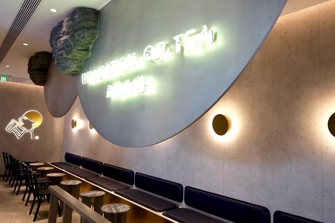 朗生墙板商业空间案例 | 喜茶(丽影广场店)