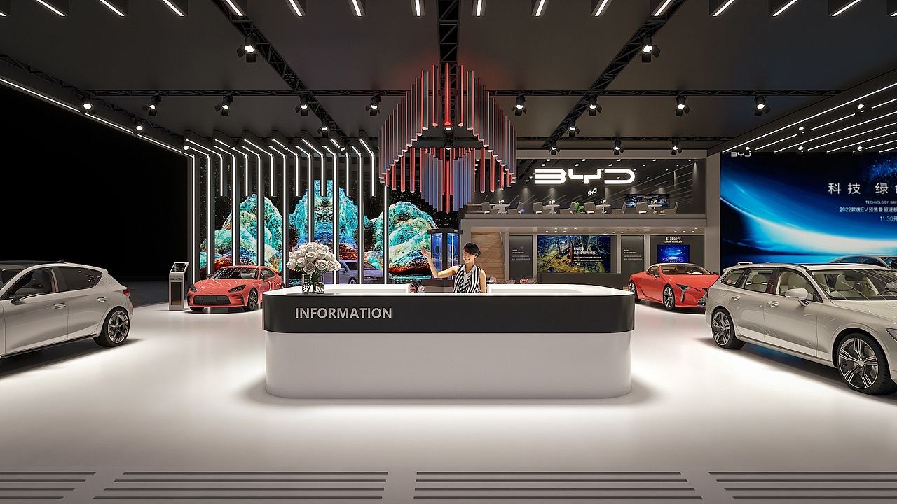 2022比亚迪展台