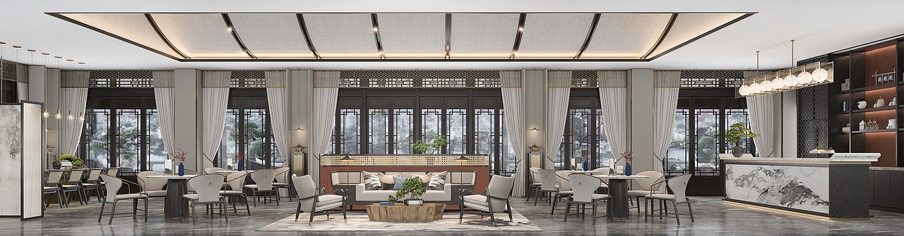 蓝城桃花源生活馆（图ZMzA2MTk1NzA0） - 商业空间设计 - 站酷设计师杭州立亚设计原创素材 - 站酷ZCOOL