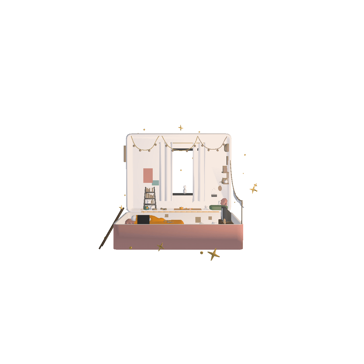 广州大沙头DAISAATAU旧货市场 ip形象设计（图ZMzI3MDU5NDY4） - IP形象 - 站酷设计师智齿发炎会很痛原创素材 - 站酷ZCOOL