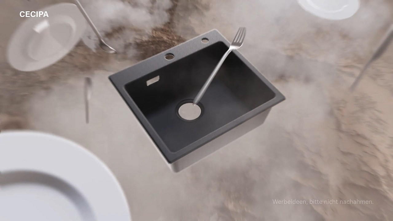 石英石厨房水槽Granite Kitchen Sink