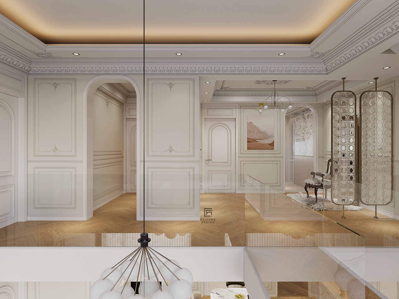 现代法式别墅,有人人羡慕的院子,坠入人间浪漫!