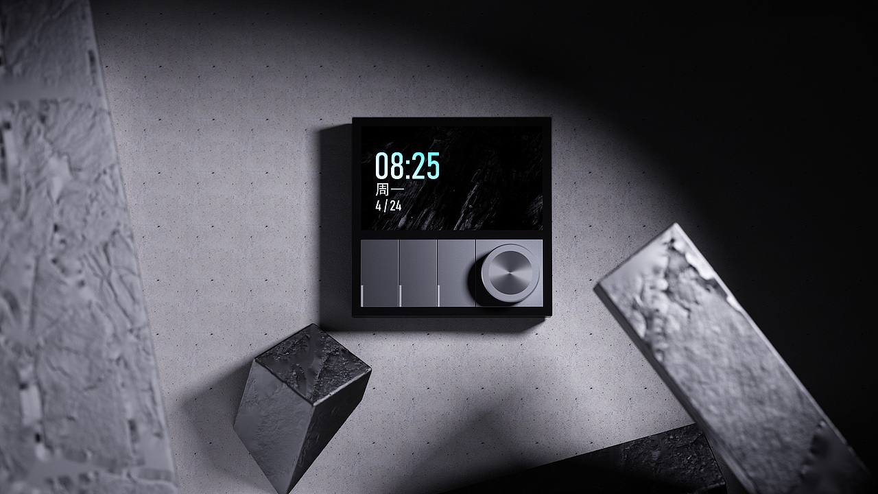 IOT智能开关、旋钮开关、开关面板设计