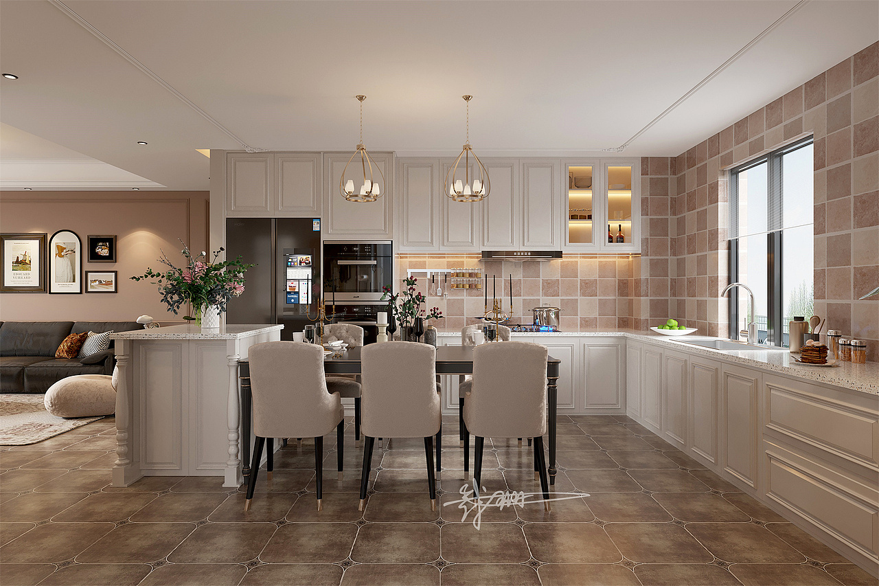 美式复古,有点小众,但很cool的家。