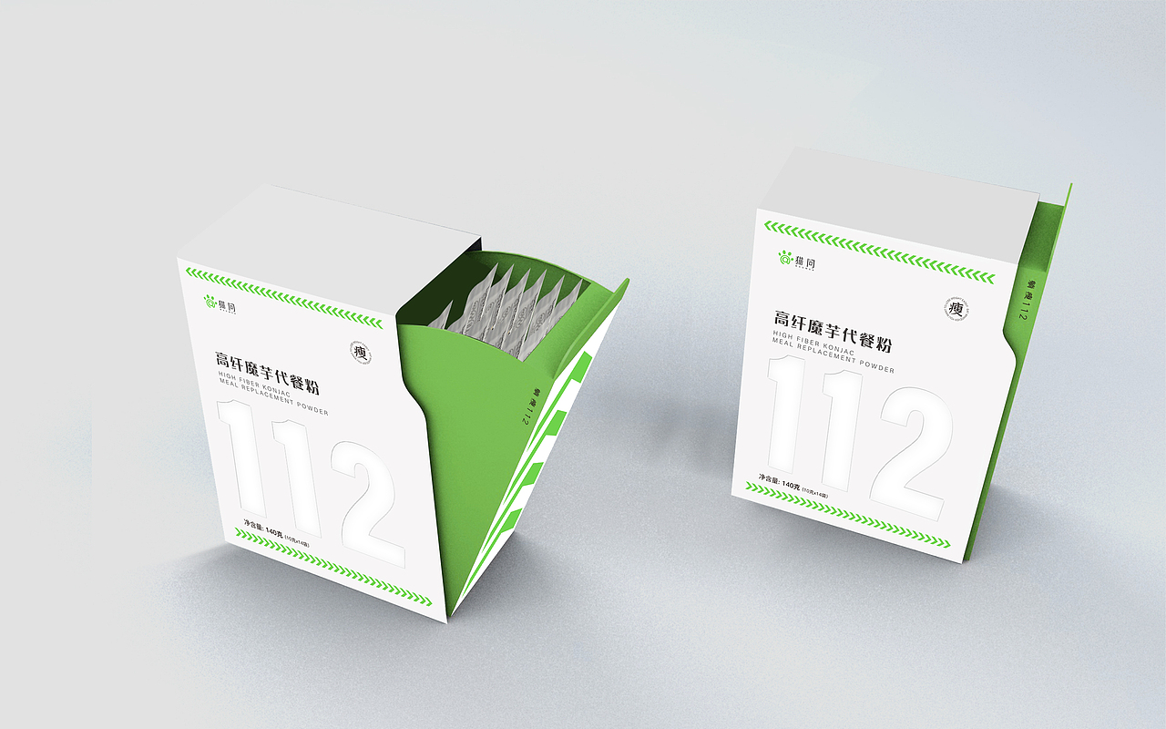 高端魔芋粉代餐包装 保健品营养品健康食品包装设计