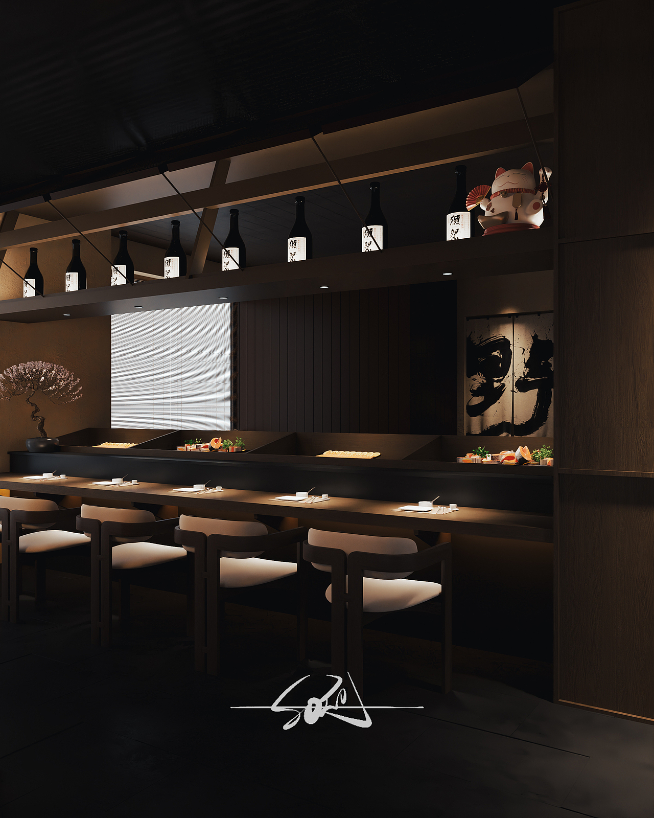 烧鸟店（图ZMzQ4Mjk5OTg0） - 酒店餐饮设计 - 站酷设计师李工起床画图原创素材 - 站酷ZCOOL