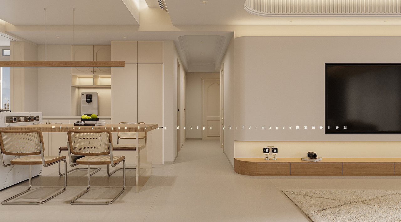 现代风格-白龙马效果图