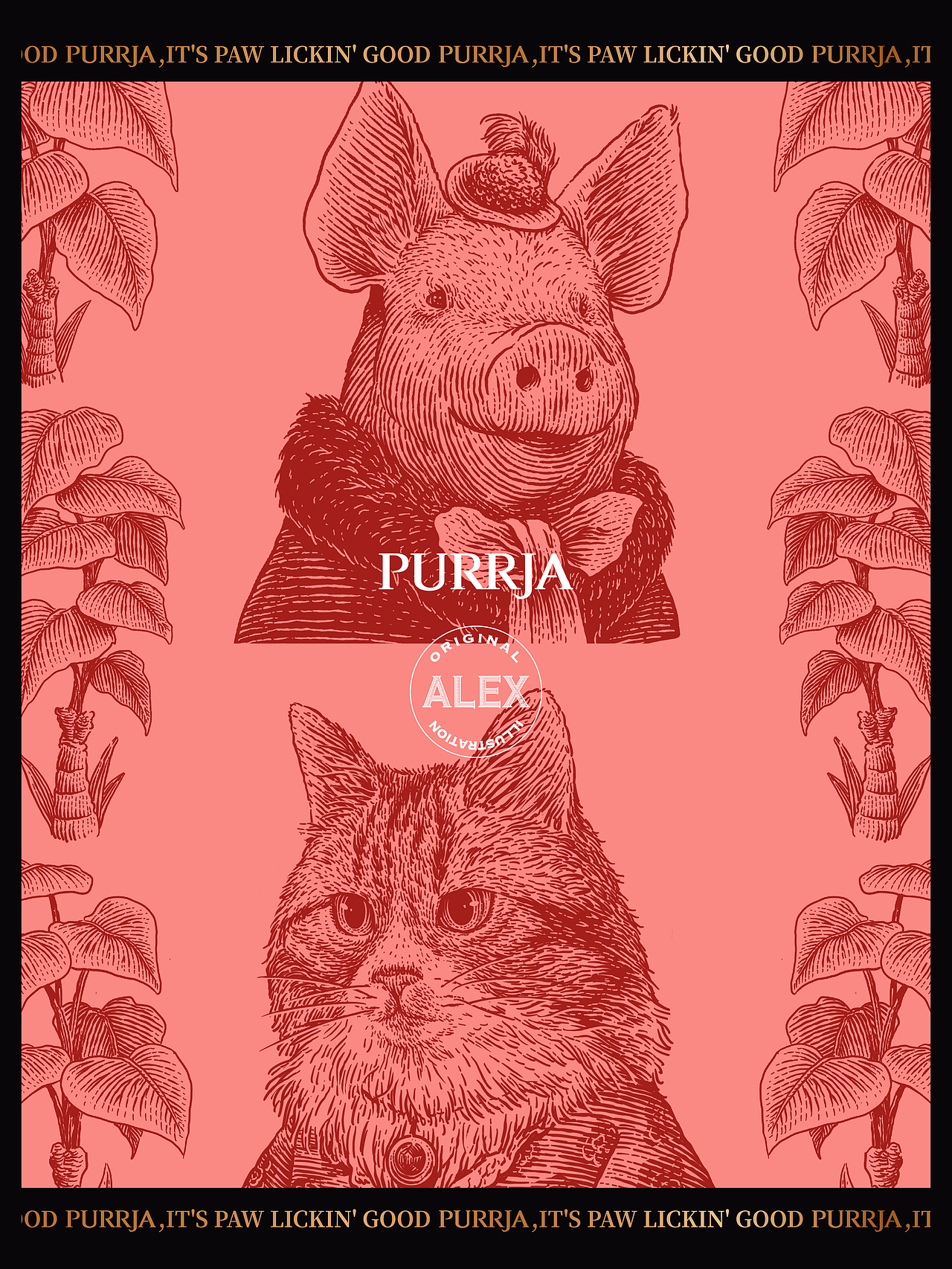 原创设计|PURRJA 白金猫罐头