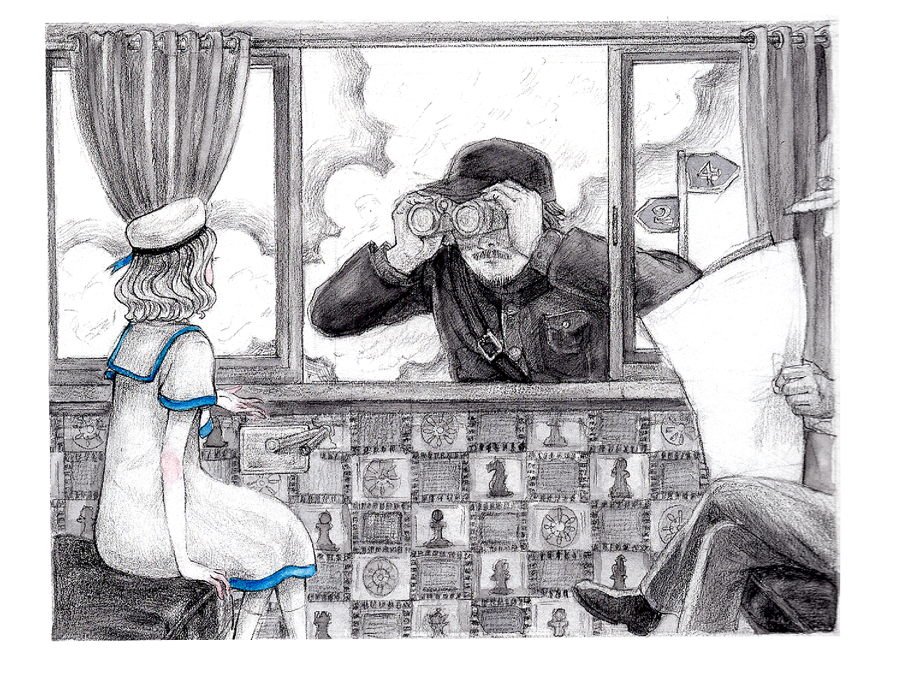 原创绘本｜爱丽丝与镜中的红皇后（图ZMzAzMTg0MDc2） - 绘本 - 站酷设计师YUMES原创素材 - 站酷ZCOOL