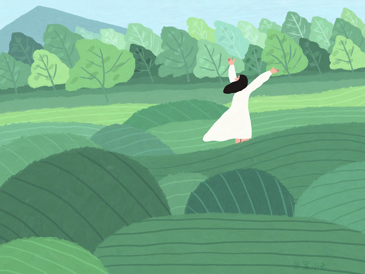 插画 | 这个春天（图ZMjk2NTkyMzY4） - 创作习作 - 站酷设计师黑小米原创素材 - 站酷ZCOOL