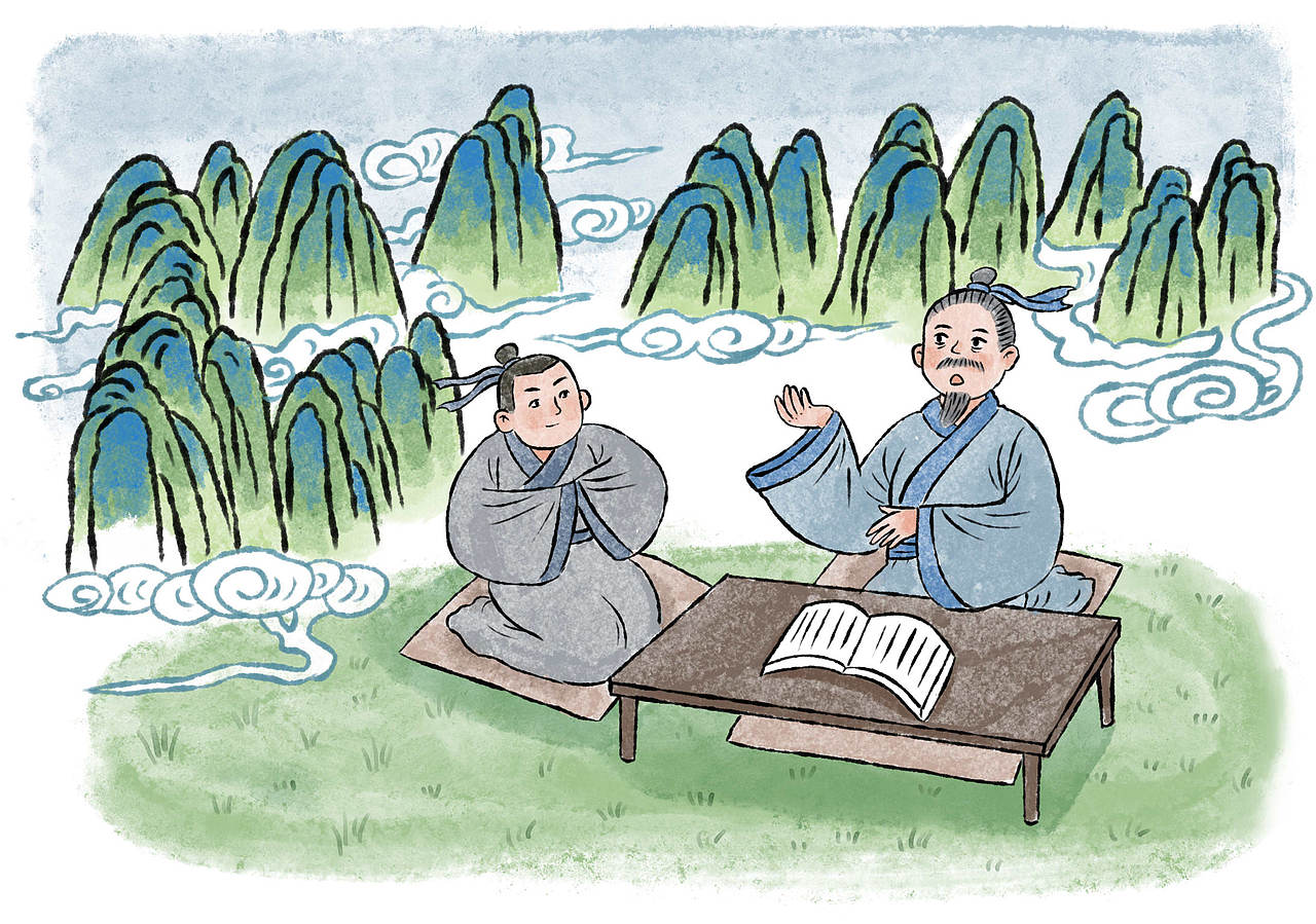 【古风插画】四川教育出版社-国学古诗词项目-合集2