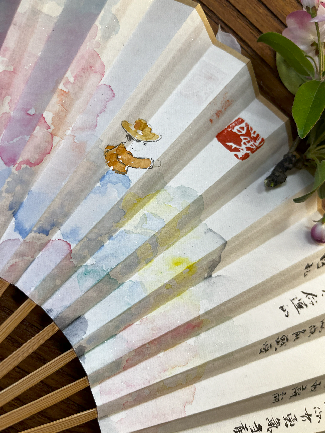 一把小扇（图ZMzcxMDUxNDI0） - 绘画 - 站酷设计师甲辰小夏原创素材 - 站酷ZCOOL