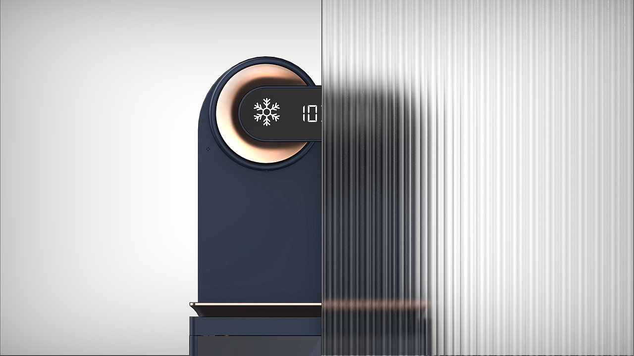 带冷藏保鲜的茶吧机 | 美菱茶吧机设计