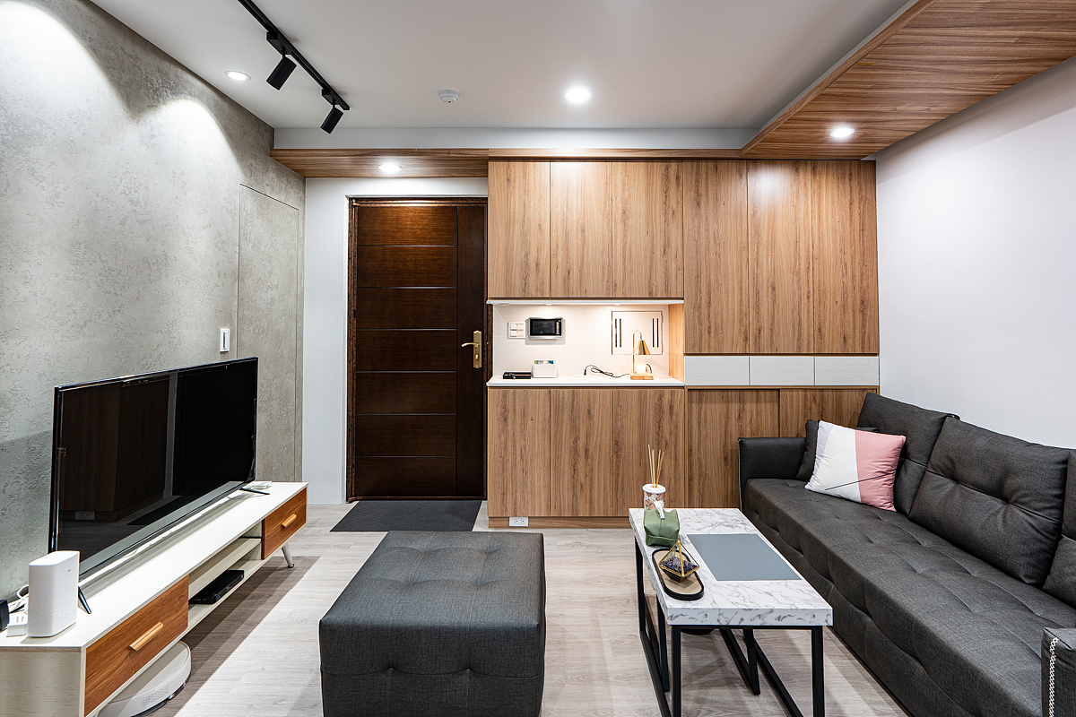 家装设计案例鉴赏——日式工业风旅店感小屋