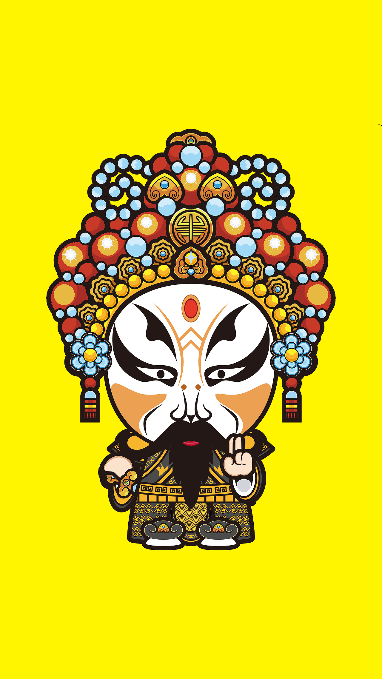 國風(fēng)大圣（圖ZMzEwMzE0MDQw） - IP形象 - 站酷設(shè)計師林川創(chuàng)作室原創(chuàng)素材 - 站酷ZCOOL