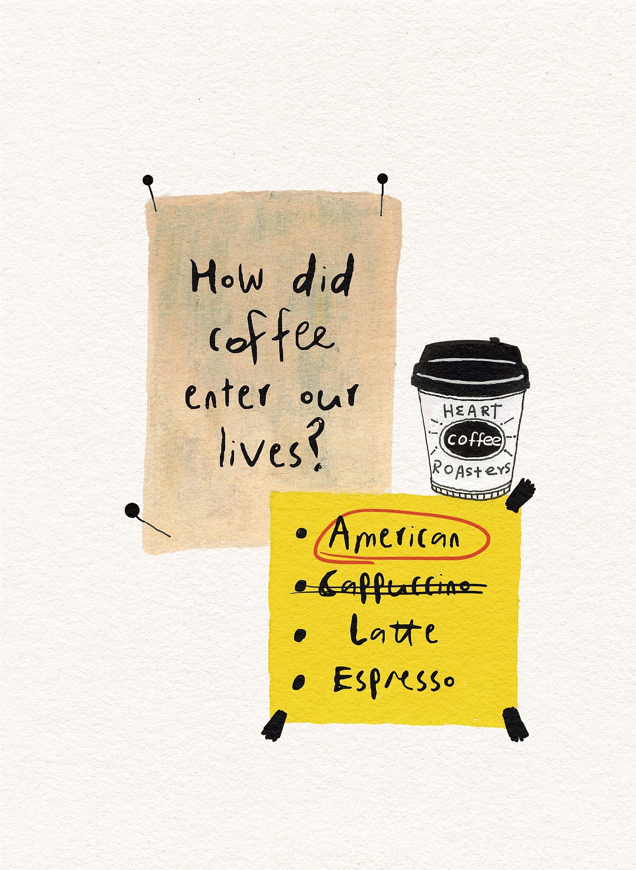 But first, Coffee!（图ZMzI5MjgwMTg4） - 绘本 - 站酷设计师yalan_yl原创素材 - 站酷ZCOOL