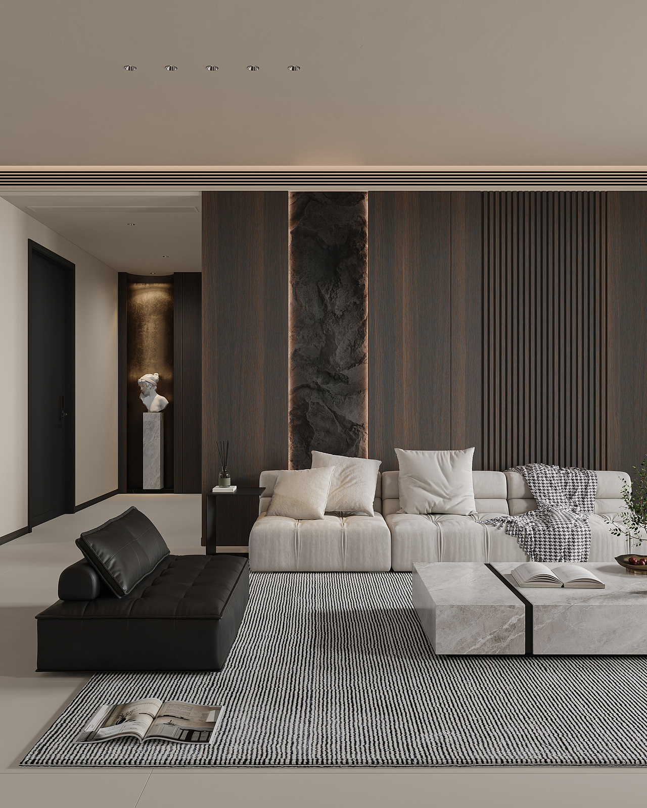 绘感视觉设计——大平层现代风格设计案例