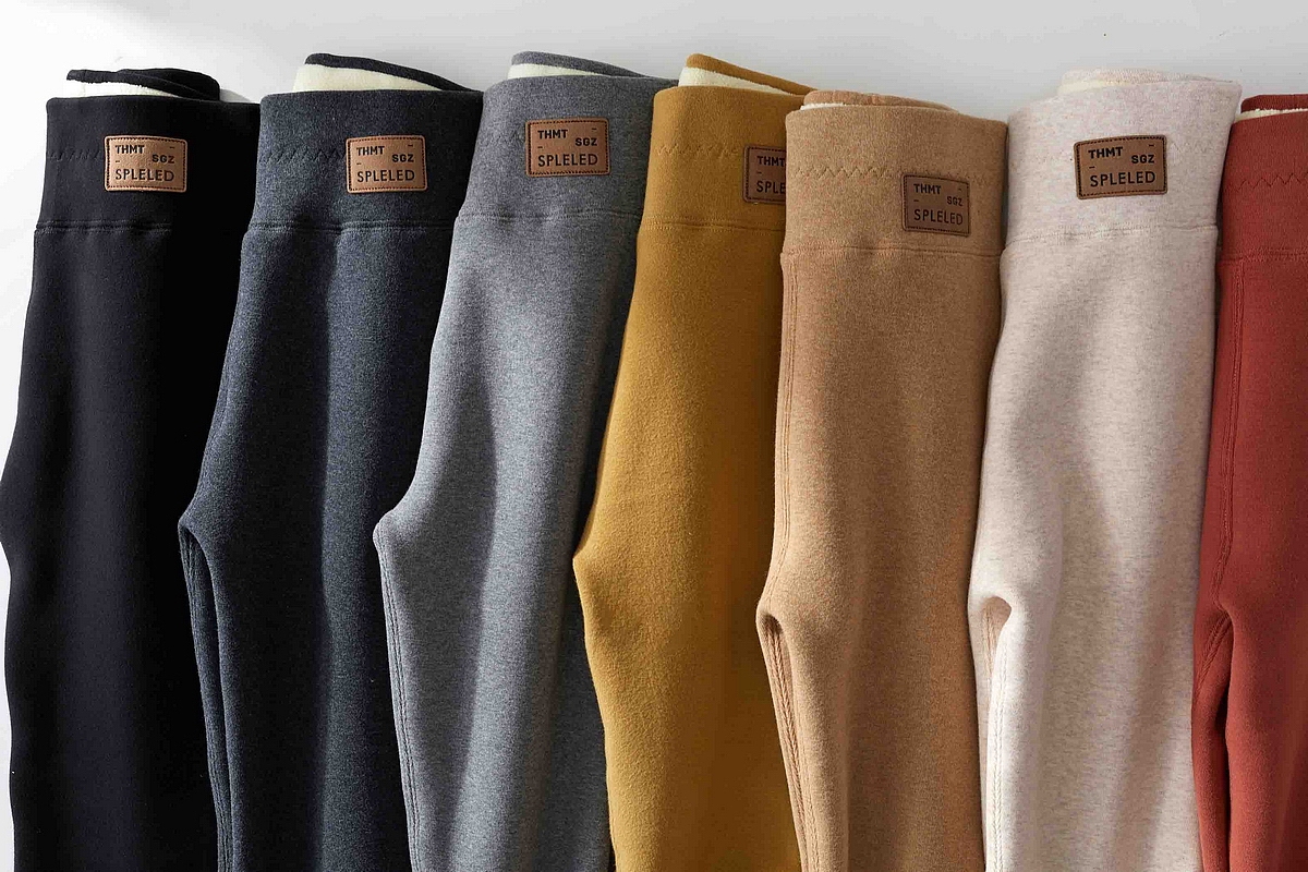 加绒打底裤平铺/场景摆拍/细节展示