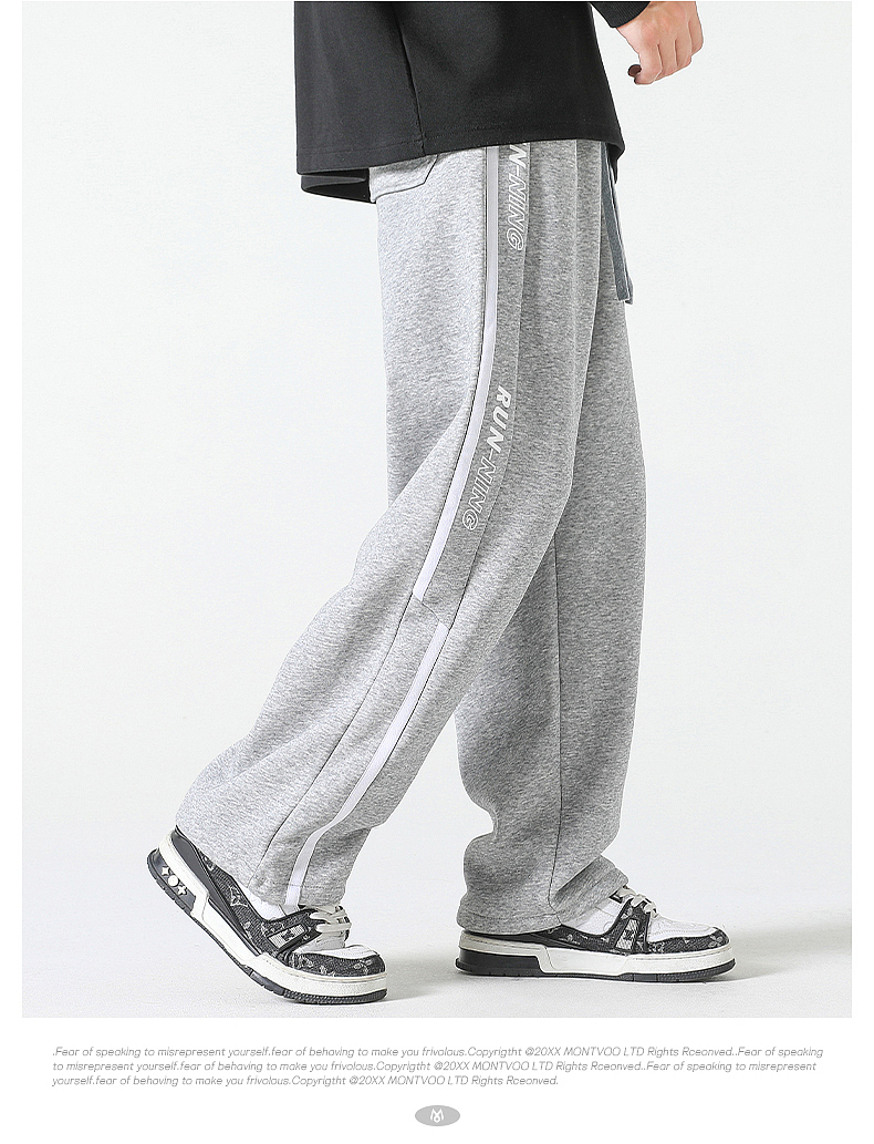 电商男装-加绒休闲裤详情