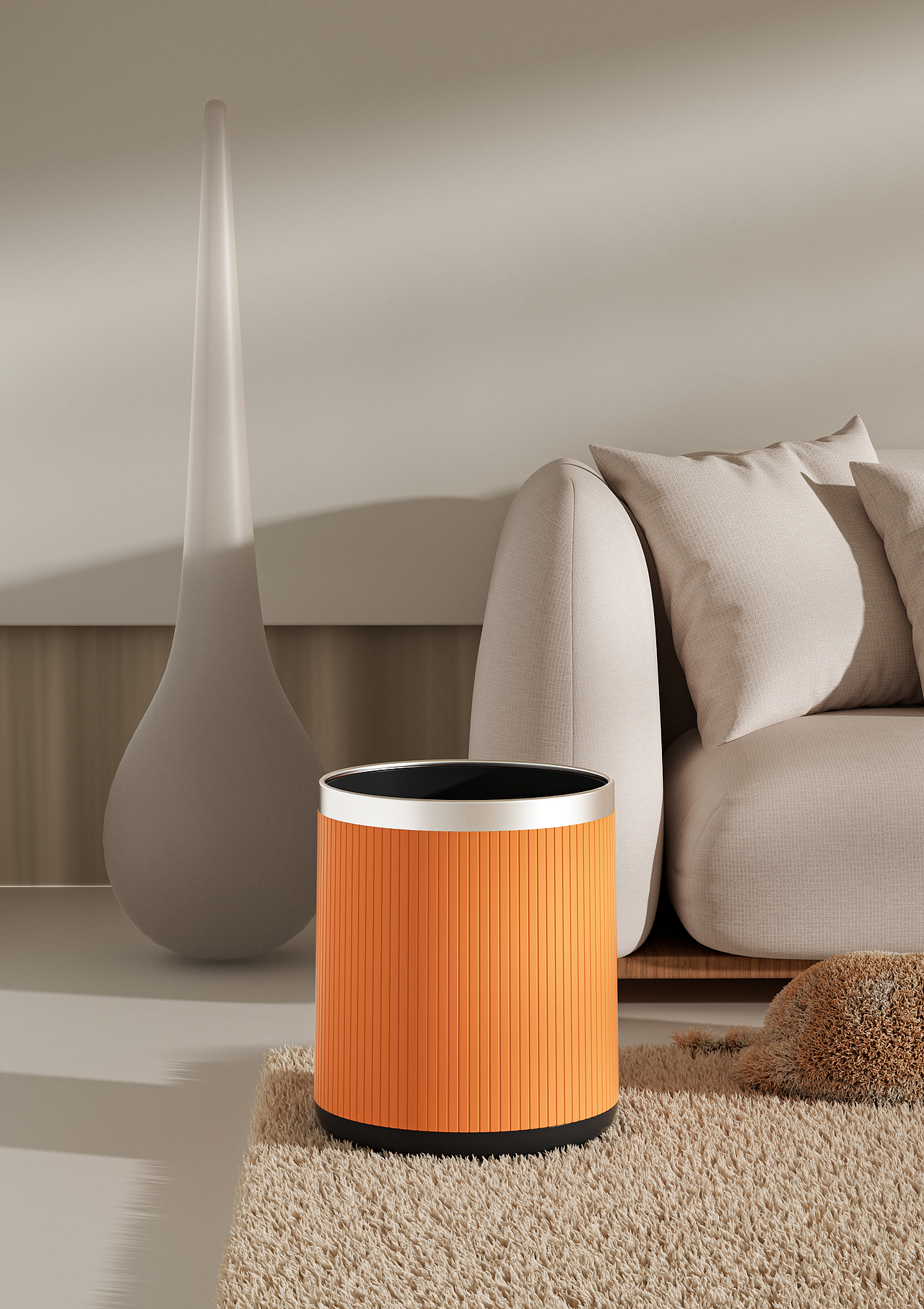 简欧｜垃圾桶产品外观创新设计