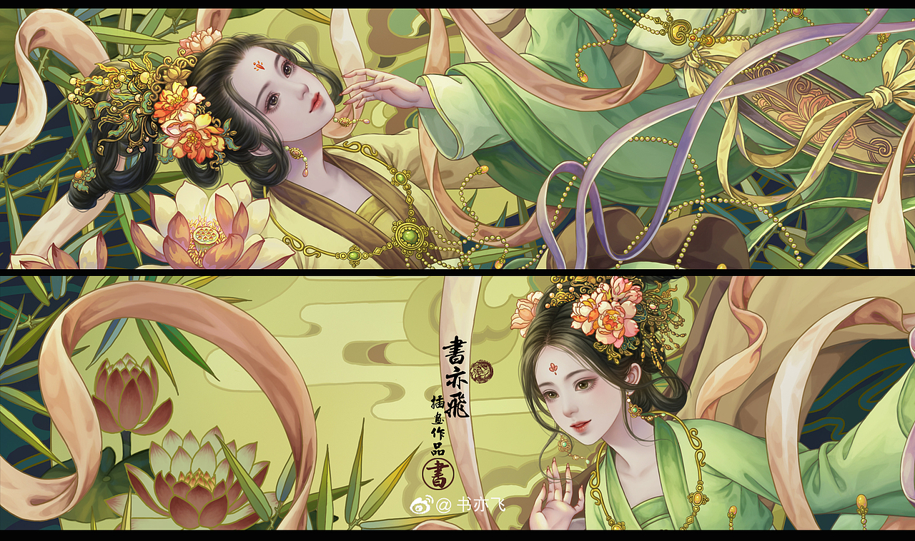 搜神记系列插画合集（图ZMzQ2MDAxMzEy） - 商业插画 - 站酷设计师书亦飞原创素材 - 站酷ZCOOL