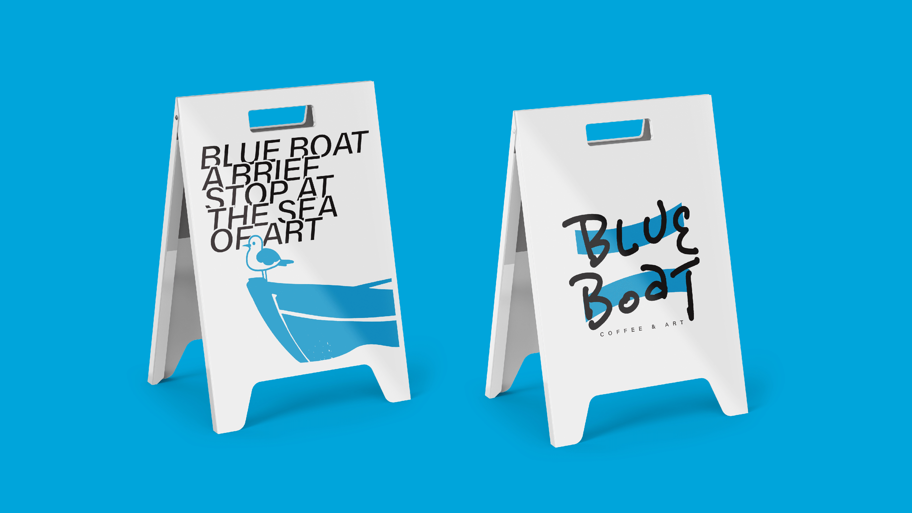 美术馆咖啡品牌全案视觉设计｜Blue Boat（图ZMzQ4NjYzMTA4） - 品牌 - 站酷设计师SayMeow免贵姓猫原创素材 - 站酷ZCOOL