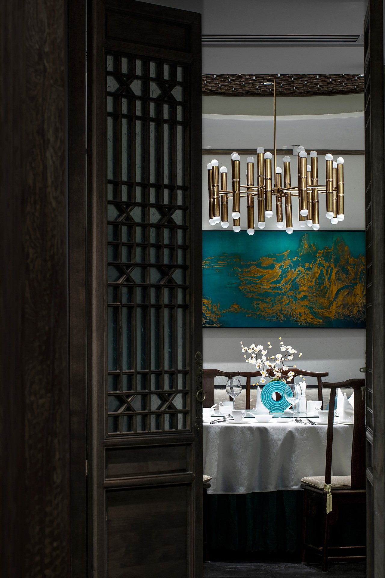 绣花针艺术设计| 徽粤楼·晋阳（图ZMzAyNDM1OTQw） - 酒店餐饮设计 - 站酷设计师绣花针艺术设计原创素材 - 站酷ZCOOL