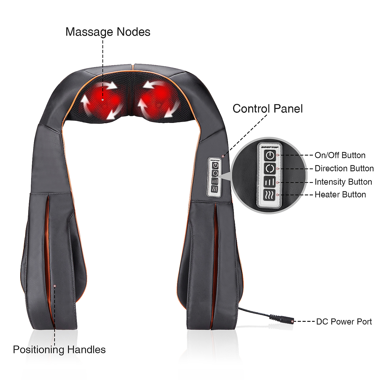 亚马逊按摩披肩设计摄影高级美工精修（图ZMzUyMjA0ODEy） - 产品摄影 - 站酷设计师18978304327yc原创素材 - 站酷ZCOOL