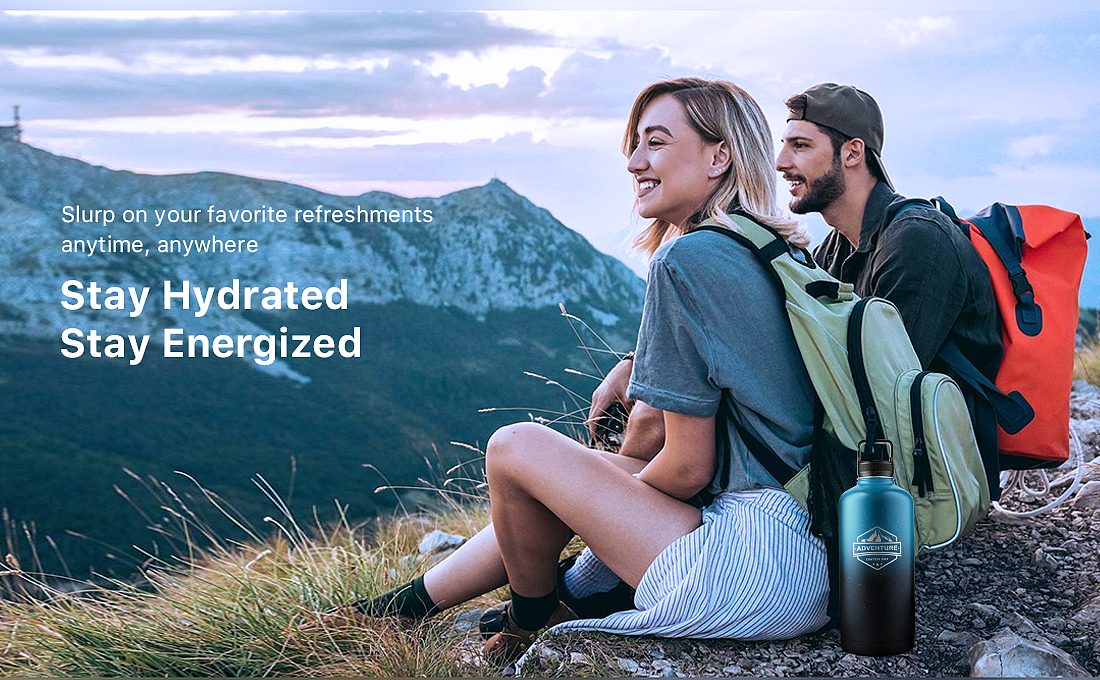 户外水杯详情设计 | 亚马逊视觉