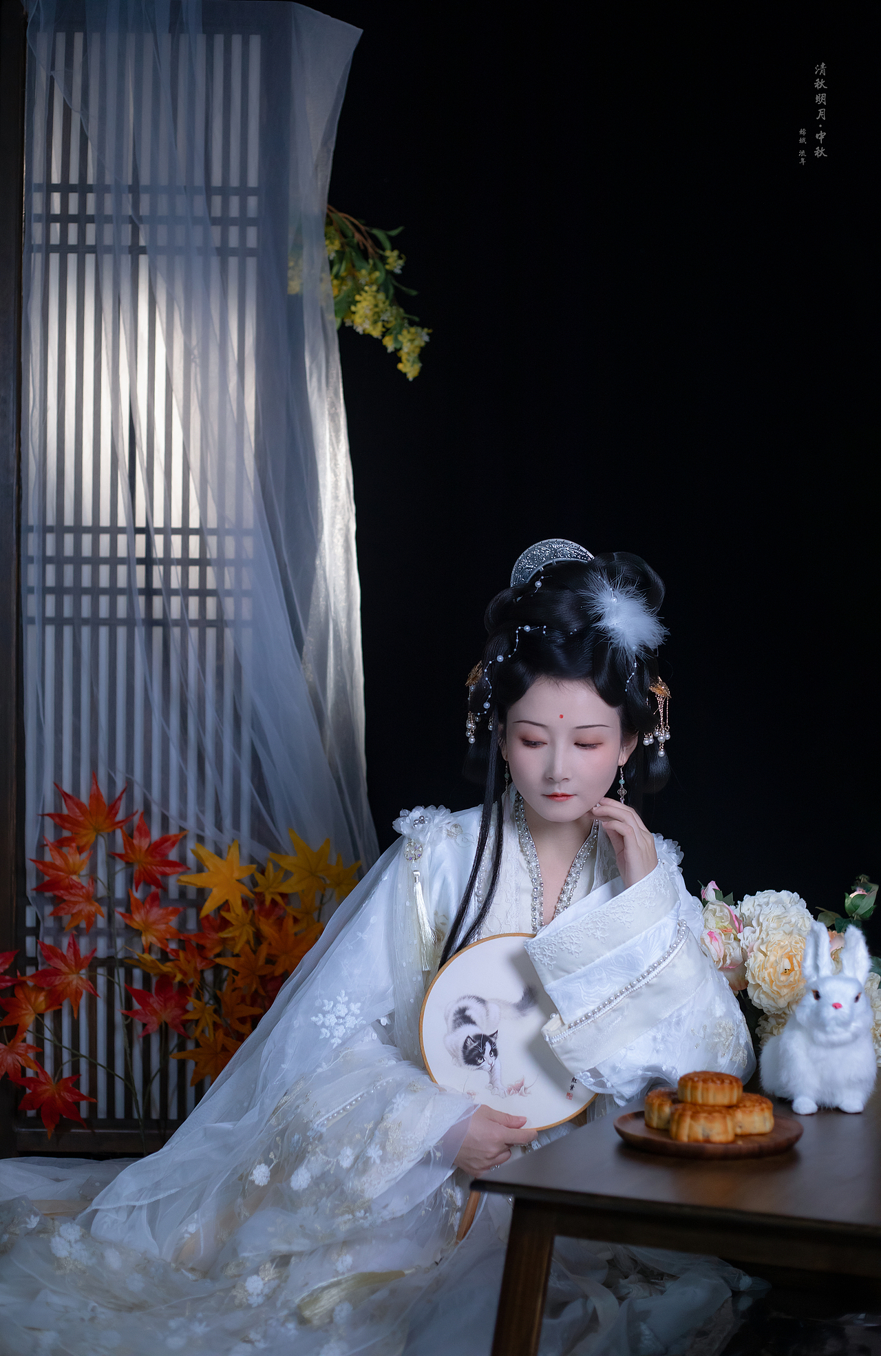 中秋快乐-嫦娥（图ZMzUxODk5MTM2） - 人像摄影 - 站酷设计师九尾喵原创素材 - 站酷ZCOOL