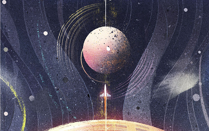 刘慈欣科幻系列04《三体2-黑暗森林》小说封面（图ZMzU2MjEyOTI4） - 艺术插画 - 站酷设计师袁一柯原创素材 - 站酷ZCOOL